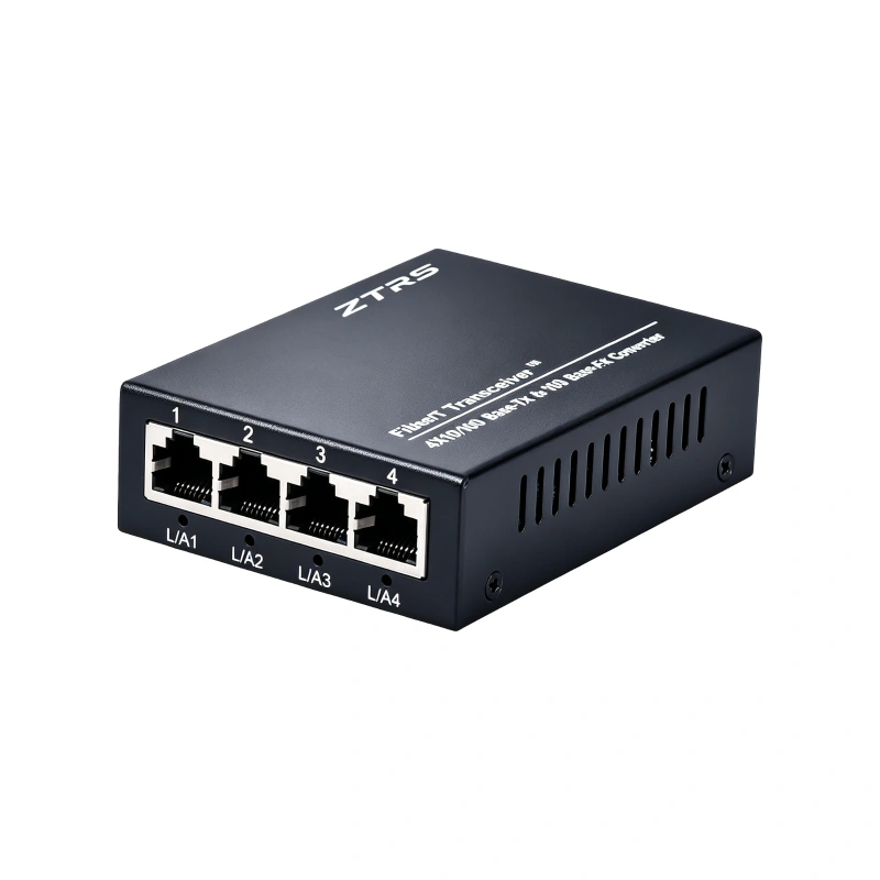 100M 1-fiber 2-copper media converter